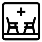 Studio-Raum-Icon für professionelle Musikproduktion